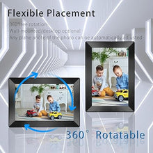 Load image into Gallery viewer, Uhale 10.1inch Digital Picture Frame WiFi Smart Touch Screen Digital Photo Frame 1280 * 800 IPS HD Display Screen Electronic Photo Frame 16GB Storage, Send Photos and Videos Instantly with Uhale
