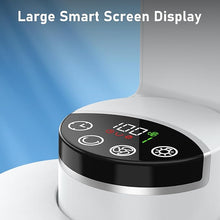 Load image into Gallery viewer, 8 inch Desk Fan, 20000mAh Rechargeable Clip On Fan with Atmosphere Light, Battery Operated, 112 Hours Work, 9 Speed Ultra Quiet, Auto Oscillation Table Fan for Travel Camping Bedroom Office Home

