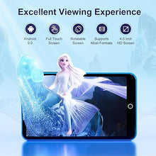 Load image into Gallery viewer, 80GB MP3 Player with Bluetooth and WiFi, Android MP3 &amp; MP4 Players with 4&quot; Touchscreen and Speaker, 2000mAh Spotify Music Player with Spotify Kids, Audible, Amazon Music, Play Store (Blue)
