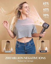 Load image into Gallery viewer, Fanttik Solo Aura H10 APEX Hair Dryer, Ionic Blow Dryer with HD Display, Brushless Motor, Thermo-Control, Magnetic Concentrator, 110000 RPM High-Speed, LightFlow for Fast Drying &amp; Shine
