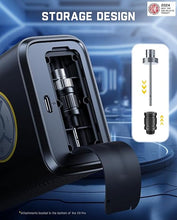 Load image into Gallery viewer, Fanttik X9 Pro Portable Tire Inflator for Compact Car, 1Min Fast Inflate Electric Bike Pump with Digital Tire Pressure Gauge, 150PSI Air Compressor for Electric Bikes, Motorcycle, Ball
