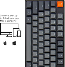 Load image into Gallery viewer, Keychron K10 Full Size Layout RGB Backlit Hot-Swappable Mechanical Gaming Keyboard for Mac Windows, Multitasking 104-Key Bluetooth Wireless/USB Wired Computer Keyboard with Gateron G Pro Brown Switch
