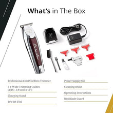 Load image into Gallery viewer, Wahl Professional Cordless Detailer Li, T-Wide Blade, Lithium-Ion Battery, 100-Minute Run Time
