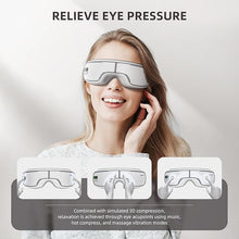 Load image into Gallery viewer, Eye Massager, Christmas Birthday Gifts for Women Men, Eye Massager with Heat FSA HSA for Migraine, Smart Eye Massage Mask for Relax Eye, Reduce Eye Strain Improve Sleep for Travel Home
