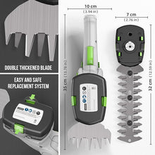 Load image into Gallery viewer, PHALANX Cordless Grass Shears 2-in-1 Handheld Hedge Trimmer,7.2V Electric Grass Trimmer Turnable Handle, Rechargeable Lithium-Ion Battery and Charger Included for Lawn/Garden
