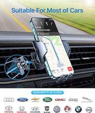 Load image into Gallery viewer, andobil 2024 Upgraded Car Phone Holder Mount for Vent, Military Sturdy Metal Clip Air Vent Phone Holder for Your Car Easy Used Cell Phone Car Mount for iPhone 16 15 14 13 12 Pro Max Samsung S24 S23
