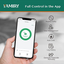 Load image into Gallery viewer, Smart Door Handle Lock with Keypad: Yamiry Fingerprint Smart Lock - Keyless Entry Door Lock for Front Door - Digital Door Lock - Deadbolt Lock with APP - Genarate Passcode Remotely - DIY Installation
