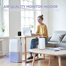 Load image into Gallery viewer, 15-in-1 Air Quality Monitor, Indoor CO/CO2/HCHO/TVOC/AQI/PM0.3/PM1.0/PM2.5/PM10/Thermometer/Humidity Monitor/Date and Time/Alarm Clock/Timer/Mobile APP, WiFi, Alerts &amp; Notifications(WY)
