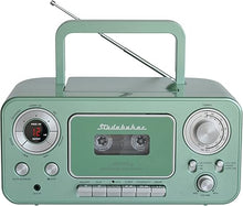 Load image into Gallery viewer, Studebaker SB2135TS Portable Stereo CD Player with AM/FM Stereo Radio and Cassette Player/Recorder
