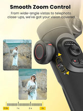 Load image into Gallery viewer, XE AI Version,Gimbal Stabilizer for Smartphone,NO APP AI Tracking, Gesture Control, Inception Gimbal with TikTok YouTube,3-Axis Foldable Gimbal stabilizer for iPhone&amp; Android
