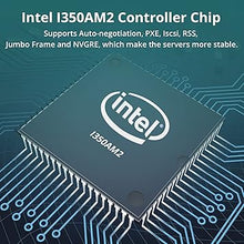 Load image into Gallery viewer, 1.25G Gigabit Ethernet Converged Network Adapter (NIC) with Intel I350AM2 Controller - Compatible for Intel I350-T2, Dual Copper RJ45 Ports, PCI-E 2.1 X4
