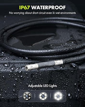 Load image into Gallery viewer, Anykit 360° 4 Ways Articulating Borescope, Industrial Endoscope with 0.26 in Articulated Snake Camera, Inspection Camera with 6 Adjustable LED Lights Compatible with Phone and Android - 3.3 FT

