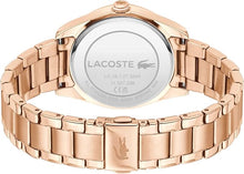 Load image into Gallery viewer, Lacoste Capucine Women&#39;s 3H Quartz Watch - Crystal Accents - Stainless Steel Bracelet - Water Resistant up to 3ATM/30 Meters - Stylish Design for Morning to Night - Gift for Her -36mm
