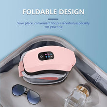 Load image into Gallery viewer, Eye Massager with Heat and Vibration with Massage and Voice Prompt Function with Bluetooth Music Eye Protector Rechargeable Eye mask to Relieve Eye Fatigue and Dark Circles?Pink?
