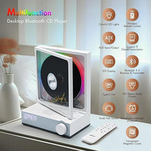 Load image into Gallery viewer, Bluetooth CD Player with Speakers and RGB Color Lights, HOTT Desktop Home CD Players with Remote Control,Supports CD/Bluetooth/TF Card/Transcription/Timer/Optical Output,Signed by Mariah Angeliq
