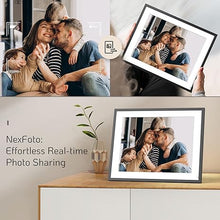 Load image into Gallery viewer, NexFoto 16.2 Inch 32GB WiFi Extra Large Digital Picture Frame Smart Digital Photo Frame with HD IPS Touch Screen, Remote Control, Auto-Rotate, Share Photos Video via App &amp; Email, Gifts for Mom Men
