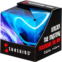 Load image into Gallery viewer, SHASHIBO Shape Shifting Box - Award-Winning, Patented Fidget Cube w/ 36 Rare Earth Magnets - Transforms Into Over 70 Shapes, Download Fun in Motion Toys Mobile App (Holographic - Vapor)
