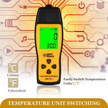 Load image into Gallery viewer, Carbon Monoxide Detectors, Portable CO Detector with Temperature Sensor ? LCD Backlight Screen, Handheld Carbon Monoxide Meter Tester 0-1000PPM Range, Indoor/Oudoor (Includes Battery x3)
