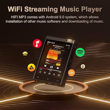 Load image into Gallery viewer, HiFi MP3 Player with Bluetooth and WiFi, Oilsky Lossless DSD High-Resolution Digital Audio Music Player, High-Resolution Portable Audio Player with 64GB Card, Supports up to 1TB
