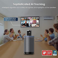 Load image into Gallery viewer, NexiGo Meeting 360 (Gen 2), 8K Captured AI-Powered Framing &amp; Speaker Tracking, Plug &amp; Play, 1080p HD 360-Degree Smart Video Conference Camera, 8 Noise-Cancelling Microphones
