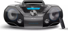 Load image into Gallery viewer, Philips Portable CD Player Bluetooth with Cassette All in one Powerful Stereo Boombox for Home with mega Bass Reflex Speakers, Radio/USB / MP3/ AUX Input with Backlight LCD Display
