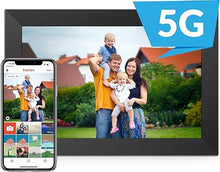 Load image into Gallery viewer, 5Ghz WiFi 10.1&#39;&#39; Digital Picture Frame with 1280x800 Resolution, Touchscreen Digital Photo Frame Share Photos and Videos Remotely via APP - Support 5Ghz WiFi
