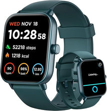 Load image into Gallery viewer, Smart Watch for Women Android iPhone, Alexa Built-in, 1.8&quot; Smartwatch with Heart Rate/SpO2/Sleep Monitor, IP68 Waterproof Activity Fitness Tracker with Bluetooth Call, 100+ Sport Mode, DarkGreen
