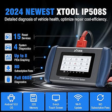 Load image into Gallery viewer, OBD2 Scanner Diagnostic Tool XTOOL IP508S, ABS, SRS Transmission Check Engine Code Reader, Diagnostic Scanner with ABS Bleeding, Oil, EPB, SAS, TPMS Reset, Injector, Throttle, Car Scanner Android 10
