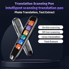 Load image into Gallery viewer, Translation Pen, 142 Language Translator Pen,Text Extract Scanner, Pen Scanner Translation Device, for People with Reading Disabilities and Learners Translation Pen
