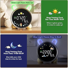 Load image into Gallery viewer, winshine Kids Alarm Clock OK to Wake Alarm Clocks for Kids Toddlers Night Light Clock for Bedrooms with Children&#39;s Sleep Trainer Cute Clock Birthday Gift for Teen Boys Girls (Rabbit)…
