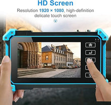 Load image into Gallery viewer, 8MP 5 in 1 AHD CVI TVI CVBS IP Camera Tester Monitor, IPC-5200 8MP HD Display Video Monitor IPS Touch Screen IPC Tester Support POE PTZ WiFi RS485 HDMI &amp; VGA Input DC12V Output
