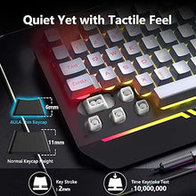 Load image into Gallery viewer, AULA Keyboard, T102 104 Keys Gaming Keyboard and Mouse Combo with RGB Backlit PC Keyboard, All-Metal Panel Waterproof Light Up Quiet Computer Keyboard, USB Wired Keyboard for MAC Xbox PC Gamers
