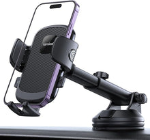 Load image into Gallery viewer, Lamicall Cell Phone Holder Car - [Ultra 70LBS Suction] Phone Mount for Car Quick Release Adjustable Car Phone Holder Mount Dashboard for iPhone Samsung Smartphone (Dark Grey)
