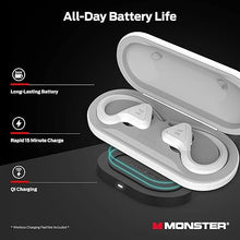 Load image into Gallery viewer, Monster DNA Fit Wireless Bluetooth Earbuds - Noise Cancelling Earbuds with Wireless Charging Case &amp; Built-in Microphone, Water Resistant Bluetooth Headphones &amp; Ear Buds
