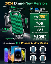 Load image into Gallery viewer, VANMASS Car Phone Holder Mount 2024 Upgraded [Patent Steel-Hook] Car Vent Phone Mount Clip Military-Grade Shockproof Cell Phone Car Mount Handsfree Truck Stand Vent Cradle for iPhone 15 Android,Green
