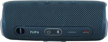 Load image into Gallery viewer, JBL Flip 6 Portable Bluetooth Speaker, deep bass, IPX7 Waterproof, for Home, Outdoor and Travel (Blue) (JBLFLIP6BLUAM) + USB Adapter + Microfiber Cloth
