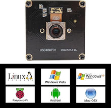 Load image into Gallery viewer, USB Camera Module Autofocus Webcam with 48MP Sensor Mini 4K Camera Embedded Webcam Board for Computer USB2.0 UVC Video PC Opencv Camera Module
