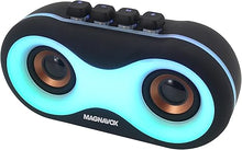 Load image into Gallery viewer, Magnavox MMA3998 Portable Bluetooth Speaker with RGB Lights | Bluetooth 5.0 | USB and TFT Playback | 6 watts of Crystal Clear Sound | Dynamic Light Show
