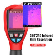 Load image into Gallery viewer, Thermal Imaging Camera 320 x 240 Pixels, Handheld Thermal Camera with Micro SD Card, High Accuracy Thermal Imaging Device for Electrical/Mechanical Building and HVAC Applications
