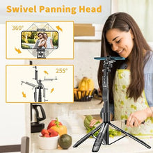 Load image into Gallery viewer, 61&quot; Selfie Stick Tripod, All in One Extendable Phone Tripod Stand with Wireless Remote 360° Rotation for iPhone and Android Phone Selfies, Video Recording, Vlogging, Live Streaming, Aluminum
