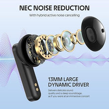 Load image into Gallery viewer, AIFA Wireless Earbuds Bluetooth 5.3 Headphones, Wooden Wireless Earphones 35 Hrs Playtime with Wireless Charging Case with Noise Cancelling Mic for Calls for TV Smart Phone Laptop Computer Sports
