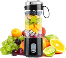 Load image into Gallery viewer, Portable Blender, 13oz Mini Capacity Rechargeable Juicer Cup Shakes Smoothies, BPA-Free, Outdoor Travel Family and Sports Bottles
