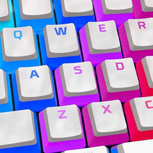 Load image into Gallery viewer, HyperX Pudding Keycaps - Double Shot PBT Keycap Set with Translucent Layer, for Mechanical Keyboards, Full 104 Key Set, OEM Profile, English (US) Layout - White
