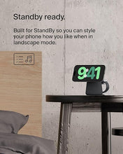Load image into Gallery viewer, Belkin 2-in-1 MagSafe Wireless Charging Dock 15W Fast Charge iPhone Charger Compatible with iPhone 16, 15, 14, and 13 Series, AirPods, and Other MagSafe Enabled Devices, Includes Power Supply - Black
