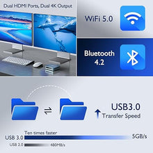 Load image into Gallery viewer, PELADN WI-4 Mini PC,Intel 11th N5095 Processor(Up to 2.9GHz) Mini Desktop Computer, 16GB RAM and 512GB SSD Micro Desktop Computer, Dual Output, WiFi5,BT4.2,USB3.0.
