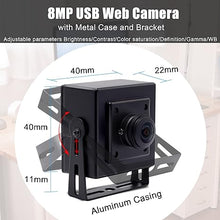 Load image into Gallery viewer, SVPRO 8MP USB Camera Module with Enclosure,Fisheye Webcam Wide Angle UVC Computer Camera for Industrial Machine,Laptop,Raspberry Pi,Open CV
