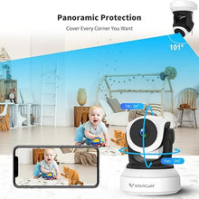 Load image into Gallery viewer, VSTARCAM 2K Battery Powered Security Camera, Indoor Camera Wireless with Phone App, Battery Operated Pet Camera, Baby Monitor with 2-Way Audio, Motion Detection, Auto Tracking, TF &amp; Cloud Storage
