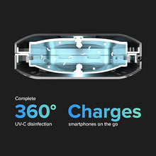 Load image into Gallery viewer, PhoneSoap Go Battery Powered UV Cell Phone Sanitizer &amp; Universal Phone Charger Box | Patented &amp; Clinically Proven 360-Degree UV Box for Smartphones | Disinfects &amp; Charges On The Go (Indigo)
