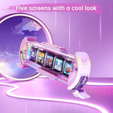Load image into Gallery viewer, Divoom Times Gate - Cute Gaming Digital Clock with Smart App-Controlled, Support Weather Forecast, Stock Market/Exchange Rate, Social Media, Pixel Art Display for Gamers &amp; Home Office Decor (Pink)
