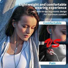 Load image into Gallery viewer, 3.5mm Headphones Wired Earphones for Samsung Galaxy A25 A15 A12 A13 A03s A14 A23 A71, Noise Canceling Wired Earbuds with Microphone Song Skip Ear Bud Wired for Moto G Power Pure Pixel 5a 4a Android PC
